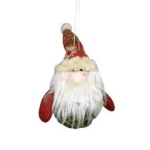 Enfeite Porta Papai Noel Edinburgo 15cm - Niazitex