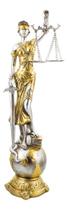 Enfeite Presente Direito Advogada Dama Justiça Grande - 40cm