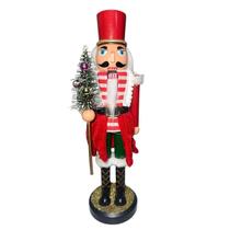 Enfeite Quebra Nozes Vermelho Decoração- 28Cm Natal Enfeite Quebra Nozes Vermelho Decoração- 28Cm Natal