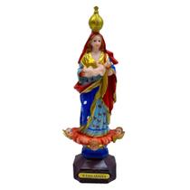 Enfeite Resina Estatua Imagem Nossa Senhora Da Abadia 22cm Enfeite Resina Estatua Imagem Nossa Senhora Da Abadia 22cm