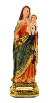 Enfeite Resina Imagem Nossa Senhora Rosário Grande 39.5cm