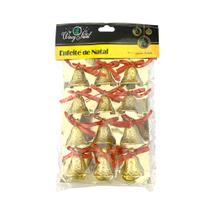 Enfeite Sino Com 12 Dourado