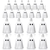 Enfeite suspenso JULMELON 24 peças White Ghost 6 x 4,5 cm