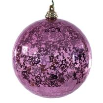 Enfeite suspenso Vickerman 10 cm Pink Mirror Mercury, pacote com 6 Enfeite suspenso Vickerman 10 cm Pink Mirror Mercury, pacote com 6