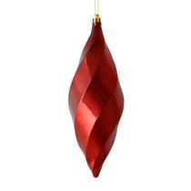 Enfeite suspenso Vickerman 20 cm Wine Shiny Swirl Finial