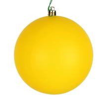 Enfeite suspenso Vickerman 2,4" Yellow Matte Ball 60 unidades Enfeite suspenso Vickerman 2,4" Yellow Matte Ball 60 unidades