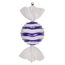 Enfeite suspenso Vickerman 47 cm roxo-branco Wave Candy Enfeite suspenso Vickerman 47 cm roxo-branco Wave Candy