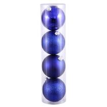 Enfeite suspenso Vickerman 61 cm azul cobalto Ball 24/Box Enfeite suspenso Vickerman 61 cm azul cobalto Ball 24/Box