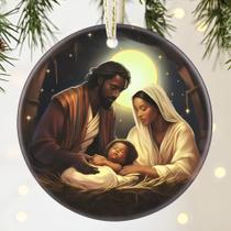 Enfeite Touber Presépio Cerâmico 9 cm Presente de Natal
