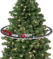 Enfeite Trem Expresso Polar com Trilhos para Árvore de Natal