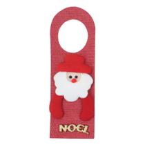 Enfeite Trinco Porta Tecido Natal Natalino Papai Noel 22cm - Gici Christmas