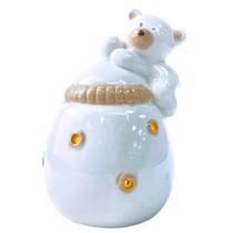 Enfeite Ursinho de Cerâmica com Luz - Central Astral