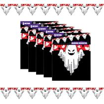 Enfeite Varal de Pendurar Festa de Halloween Bandeirinhas Fantasma 15 Metros