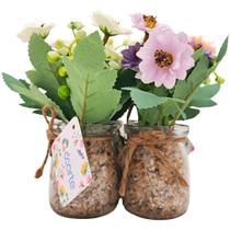 Enfeite Vaso Margarida - 17 CM - DCarte - Cores Sortidas Enfeite Vaso Margarida - 17 CM - DCarte - Cores Sortidas