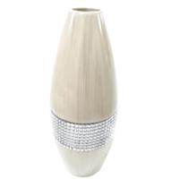 Enfeite vaso Ugiva Magnun New P 23cm em cerâmica Burguina