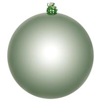 Enfeite Vickerman Bola Brilhante Menta Frosty 10 cm Kit com 6