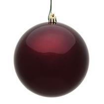 Enfeite Vickerman Bola Doce Borgonha 20 cm Enfeite Vickerman Bola Doce Borgonha 20 cm