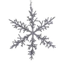 Enfeite Vickerman Silver Twig Snowflake de 12", pacote com 3 Enfeite Vickerman Silver Twig Snowflake de 12", pacote com 3