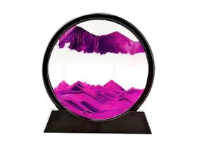 Enfeite Vidro Interativo Quadro Redondo Decorativo Duna Enfeite Vidro Interativo Quadro Redondo Decorativo Duna