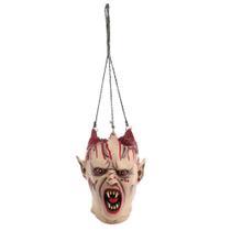 Enfeite zumbi decor max halloween para pendurar 58cm