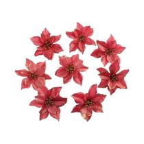 Enfeites De Árvore De Natal Flores Artificiais 12 24PCS DIY Decorações Para Casa Casamento Festa De