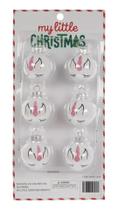 Enfeites de árvore de Natal Gerson Unicorn Mini Balls 3cm Enfeites de árvore de Natal Gerson Unicorn Mini Balls 3cm