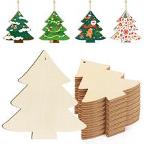 Enfeites de árvore de Natal Sophena Wooden 24 unidades 9 x 7,5 cm