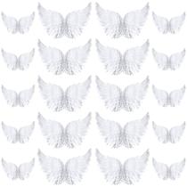 Enfeites de árvore de Natal Yalikop 3D Plastic Angel Wings Enfeites de árvore de Natal Yalikop 3D Plastic Angel Wings