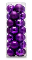 Enfeites de bola de Natal AUXO-FUN Small 28 quilates à prova de estilhaçamento Enfeites de bola de Natal AUXO-FUN Small 28 quilates à prova de estilhaçamento