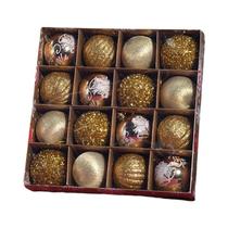 Enfeites De Bola De Natal De 6CM, Pacote Com 16 Peças Para Decoração De Árvore E Festa, Acessórios Enfeites De Bola De Natal De 6CM, Pacote Com 16 Peças Para Decoração De Árvore E Festa, Acessórios