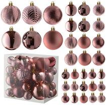 Enfeites de bola de Natal PREXTEX Champagne (36 unidades)