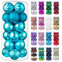 Enfeites de bola de Natal XmasExp à prova de estilhaçamento 60 mm - 24 quilates Enfeites de bola de Natal XmasExp à prova de estilhaçamento 60 mm - 24 quilates