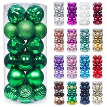 Enfeites de bola de Natal XmasExp à prova de estilhaçamento 60 mm - 24 quilates