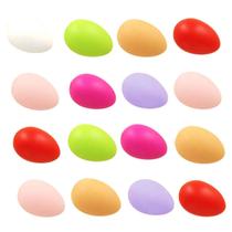 Enfeites de casca de ovo de Páscoa ERINGOGO coloridos 6x4x4cm 24 unidades