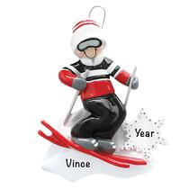 Enfeites de esqui de Natal e tradições natalinas 2024 personalizados