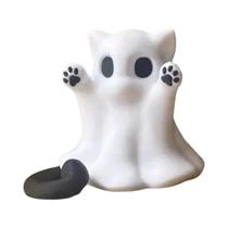 Enfeites De Gato Fantasma Miniatura Fofos Para Decoração De Mesa De Halloween, Presentes Temáticos Enfeites De Gato Fantasma Miniatura Fofos Para Decoração De Mesa De Halloween, Presentes Temáticos