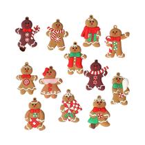 Enfeites De Homem De Gengibre 12 Peças Decorações Para Árvore De Natal Plástico Variado Enfeites De Homem De Gengibre 12 Peças Decorações Para Árvore De Natal Plástico Variado