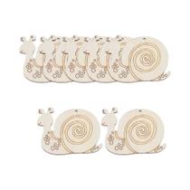 Enfeites De Madeira Florais De Primavera 10 Peças Para Pintura DIY, Pingentes Penduráveis Para