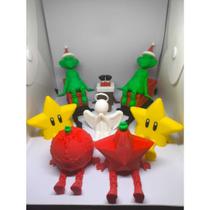 Enfeites de Natal Articulados em 3D Decoração Natalina Criativa para Prateleira e Estante Enfeites de Natal Articulados em 3D Decoração Natalina Criativa para Prateleira e Estante