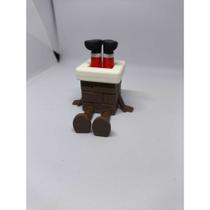 Enfeites de Natal Articulados em 3D Decoração Natalina Criativa para Prateleira e Estante