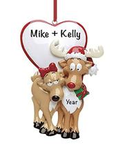 Enfeites de Natal de Casal 2022 - Enfeites Personalizados para Casais - Charming Be My Dear Couple Love Ornament - Nosso Primeiro Enfeite de Natal Juntos 2022, Enfeites de Natal Personalizados para Casais