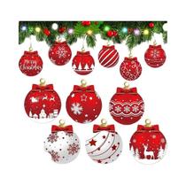 Enfeites De Natal De Madeira 2025: Decorações Penduradas, Bolas De Natal, Artesanato DIY Para Casa E