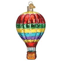 Enfeites de Natal do Velho Mundo, balão de ar quente, vidro soprado Enfeites de Natal do Velho Mundo, balão de ar quente, vidro soprado