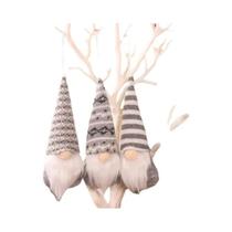 Enfeites De Natal Em Pelúcia Sueca Feitos À Mão, 3 Peças, Decoração De Casa Para as Festas