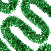 Enfeites de Natal Garland Sggvecsy Xmas Green 15m PVC Enfeites de Natal Garland Sggvecsy Xmas Green 15m PVC