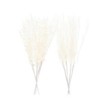 Enfeites De Natal Glitter Berrie 2 Peças Flores Artificiais Decoração Para Casa Ano Novo 2026