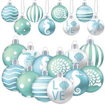Enfeites de Natal Hydren Mini Beach 3 cm 40 unidades de plástico
