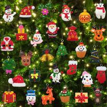 Enfeites de Natal Kockuu Mini Resin 30 unidades para Mini Tree