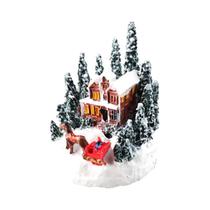 Enfeites De Natal LED Para Crianças, Castelo Do Papai Noel, Casa De Neve, Artesanato Luminoso, Enfeites De Natal LED Para Crianças, Castelo Do Papai Noel, Casa De Neve, Artesanato Luminoso,