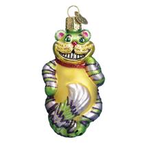Enfeites de Natal Velho Mundo Glass Blwn Cheshire Cat Enfeites de Natal Velho Mundo Glass Blwn Cheshire Cat